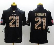 Nike Atlanta Falcons 21 Desmond Trufant Black NFL Limited Salute to Service jersey Nike Atlanta Falcons 21 Desmond Trufant Black NFL Limited Salute to Service jersey