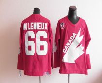Olympic 1991 CA 66 Mario Lemieux Red CCM Throwback Stitched NHL Jersey Olympic 1991 CA 66 Mario Lemieux Red CCM Throwback Stitched NHL Jersey