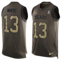Nike Bears -13 Kevin White Green Stitched NFL Limited Salute To Service Tank Top Jersey Nike Bears -13 Kevin White Green Stitched NFL Limited Salute To Service Tank Top Jersey