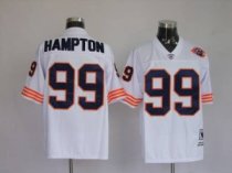 Mitchell and Ness Bears -99 Dan Hampton White With Big Number Bear Patch Stitched Throwback NFL Jers Mitchell and Ness Bears -99 Dan Hampton White With Big Number Bear Patch Stitched Throwback NFL Jers