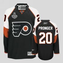 Philadelphia Flyers -20 Chris Pronger Stitched Black NHL Jersey with Stanley Cup Finals Patch Philadelphia Flyers -20 Chris Pronger Stitched Black NHL Jersey with Stanley Cup Finals Patch