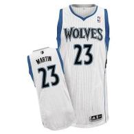 Revolution 30 Minnesota Timberwolves -23 Kevin Martin White Stitched NBA Jersey