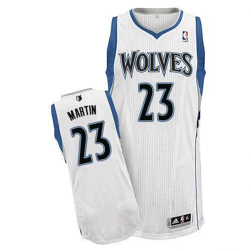 Revolution 30 Minnesota Timberwolves -23 Kevin Martin White Stitched NBA Jersey