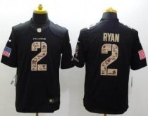 Nike Atlanta Falcons 2 Matt Ryan Black NFL Limited Salute to Service jersey Nike Atlanta Falcons 2 Matt Ryan Black NFL Limited Salute to Service jersey