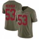 Nike 49ers -53 NaVorro Bowman Olive Stitched NFL Limited 2017 Salute to Service Jersey