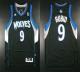 Minnesota Timberwolves -9 Ricky Rubio Revolution 30 Black Stitched NBA Jersey