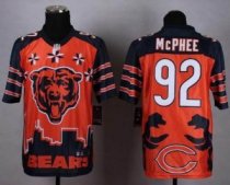 Nike Chicago Bears -92 Pernell McPhee Orange Stitched NFL Elite Noble Fashion Jersey Nike Chicago Bears -92 Pernell McPhee Orange Stitched NFL Elite Noble Fashion Jersey