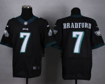 Nike Philadelphia Eagles #7 Sam Bradford Black Alternate Men's Stitched NFL New Elite Jersey Nike Philadelphia Eagles #7 Sam Bradford Black Alternate Men's Stitched NFL New Elite Jersey
