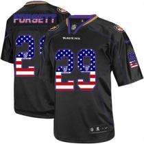 Nike Ravens -29 Justin Forsett Black Men's Stitched NFL Elite USA Flag Fashion Jersey Nike Ravens -29 Justin Forsett Black Men's Stitched NFL Elite USA Flag Fashion Jersey
