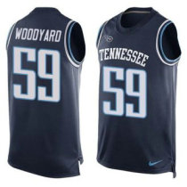 Nike Tennessee Titans -59 Wesley Woodyard Navy Blue Alternate Stitched NFL Limited Tank Top Jersey Nike Tennessee Titans -59 Wesley Woodyard Navy Blue Alternate Stitched NFL Limited Tank Top Jersey