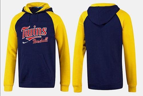 Minnesota Twins Pullover Hoodie Dark Blue & Yellow