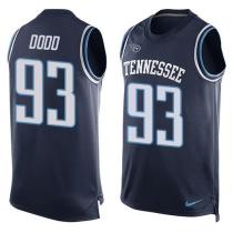 Nike Titans -93 Kevin Dodd Navy Blue Alternate Stitched NFL Limited Tank Top Jersey