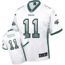 Nike Eagles -11 Carson Wentz White Stitched NFL Elite Drift Fashion Jersey Nike Eagles -11 Carson Wentz White Stitched NFL Elite Drift Fashion Jersey