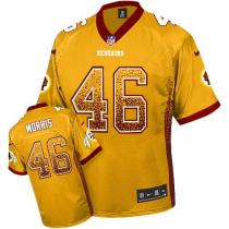 Nike Washington Redskins -46 Alfred Morris Gold Men's Stitched NFL Elite Drift Fashion Jersey Nike Washington Redskins -46 Alfred Morris Gold Men's Stitched NFL Elite Drift Fashion Jersey