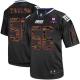 Nike New York Giants #56 Lawrence Taylor Black With 1925-2014 Season Patch Men's Stitched NFL Elite
