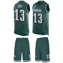 Eagles -13 Josh Huff Midnight Green Team Color Stitched NFL Limited Tank Top Suit Jersey Eagles -13 Josh Huff Midnight Green Team Color Stitched NFL Limited Tank Top Suit Jersey
