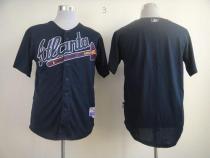 Atlanta Braves Blank Blue Alternate Stitched MLB Jersey