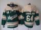 Minnesota Wild -64 Mikael Granlund Green Sawyer Hooded Sweatshirt Stitched NHL Jersey
