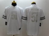 Nike Chicago Bears -51 Dick Butkus White Stitched NFL Limited Platinum Jersey