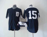 MLB Detroit Tigers #15 Brandon Inge Stitched 2011 Blue Autographed Jersey