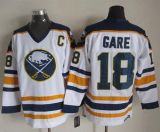 Buffalo Sabres -18 Danny Gare White CCM Throwback Stitched NHL Jersey