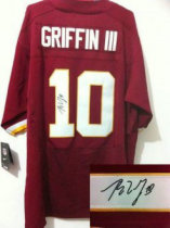 Nike Redskins -10 Robert Griffin III Burgundy Red Team Color Stitched NFL Elite Autographed Jersey Nike Redskins -10 Robert Griffin III Burgundy Red Team Color Stitched NFL Elite Autographed Jersey