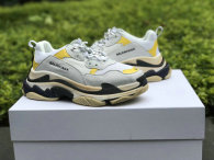 Authentic Balenciaga triple S Grey Yellow