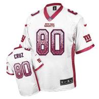 Nike New York Giants #80 Victor Cruz White Men's Stitched NFL Elite Drift Fashion Jersey