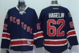 New York Rangers -62 Carl Hagelin Navy Blue Alternate Stitched NHL Jersey