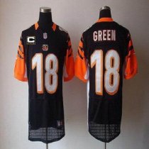 Nike Bengals -18 A J Green Black Team Color With C Patch Stitched NFL Elite Jersey Nike Bengals -18 A J Green Black Team Color With C Patch Stitched NFL Elite Jersey