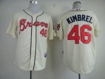 Atlanta Braves #46 Craig Kimbrel Cream Cool Base Stitched MLB Jersey Atlanta Braves #46 Craig Kimbrel Cream Cool Base Stitched MLB Jersey