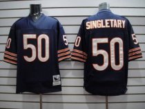 Mitchell and Ness Bears -50 Mike Singletary Blue With Small Number Stitched Throwback NFL Jersey Mitchell and Ness Bears -50 Mike Singletary Blue With Small Number Stitched Throwback NFL Jersey