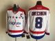 Washington Capitals -8 Alex Ovechkin White Alternate Stitched NHL Jersey