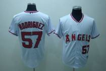 Los Angeles Angels of Anaheim -57 Francisco Rodriguez Stitched White MLB Jersey Los Angeles Angels of Anaheim -57 Francisco Rodriguez Stitched White MLB Jersey