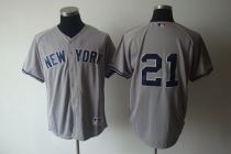 New York Yankees -21 Paul O'Neill Grey Stitched MLB Jersey New York Yankees -21 Paul O'Neill Grey Stitched MLB Jersey