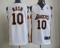 Revolution 30 Los Angeles Lakers -10 Steve Nash White Stitched NBA Jersey Revolution 30 Los Angeles Lakers -10 Steve Nash White Stitched NBA Jersey