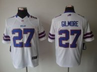 Nike Bills -27 Stephon Gilmore White Stitched NFL Limited Jersey