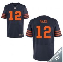 Nike Chicago Bears -12 Blue Orange Fales Elite Throwback Jersey Nike Chicago Bears -12 Blue Orange Fales Elite Throwback Jersey