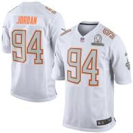 Nike New Orleans Saints #94 Cameron Jordan White Pro Bowl Men's Stitched NFL Elite Team Rice Jersey