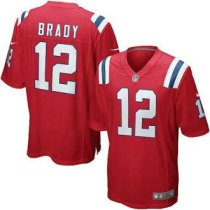 Nike New England Patriots -12 Tom Brady Red Alternate NFL Game Jersey Nike New England Patriots -12 Tom Brady Red Alternate NFL Game Jersey
