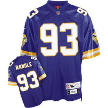 Mitchell&Ness Vikings -93 John Randle Purple Stitched Throwback NFL Jersey Mitchell&Ness Vikings -93 John Randle Purple Stitched Throwback NFL Jersey