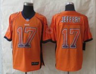 Nike Chicago Bears -17 Alshon Jeffery Drift Fashion Orange Elite Jerseys