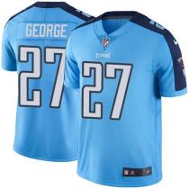 Nike Titans -27 Eddie George Light Blue Team Color Stitched NFL Vapor Untouchable Limited Jersey Nike Titans -27 Eddie George Light Blue Team Color Stitched NFL Vapor Untouchable Limited Jersey