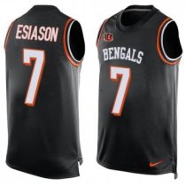Nike Bengals -7 Boomer Esiason Black Team Color Stitched NFL Limited Tank Top Jersey Nike Bengals -7 Boomer Esiason Black Team Color Stitched NFL Limited Tank Top Jersey