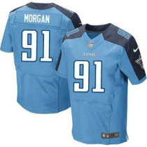 Nike Tennessee Titans -91 Derrick Morgan Light Blue Team Color Stitched NFL Elite Jersey Nike Tennessee Titans -91 Derrick Morgan Light Blue Team Color Stitched NFL Elite Jersey