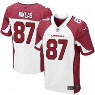 Nike Arizona Cardinals -87 Niklas Jersey White Elite Road Jersey