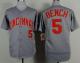 Mitchell And Ness 1969 Cincinnati Reds -5 Johnny Bench Grey Throwback Stitched MLB Jersey