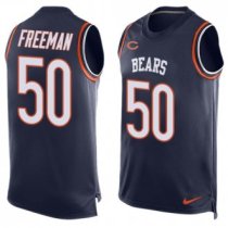 Nike Bears -50 Jerrell Freeman Navy Blue Team Color Stitched NFL Limited Tank Top Jersey Nike Bears -50 Jerrell Freeman Navy Blue Team Color Stitched NFL Limited Tank Top Jersey