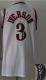 Revolution 30 Autographed Philadelphia 76ers -3 Allen Iverson White Stitched NBA Jersey