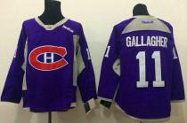 Montreal Canadiens -11 Brendan Gallagher Purple Practice Stitched NHL Jersey Montreal Canadiens -11 Brendan Gallagher Purple Practice Stitched NHL Jersey